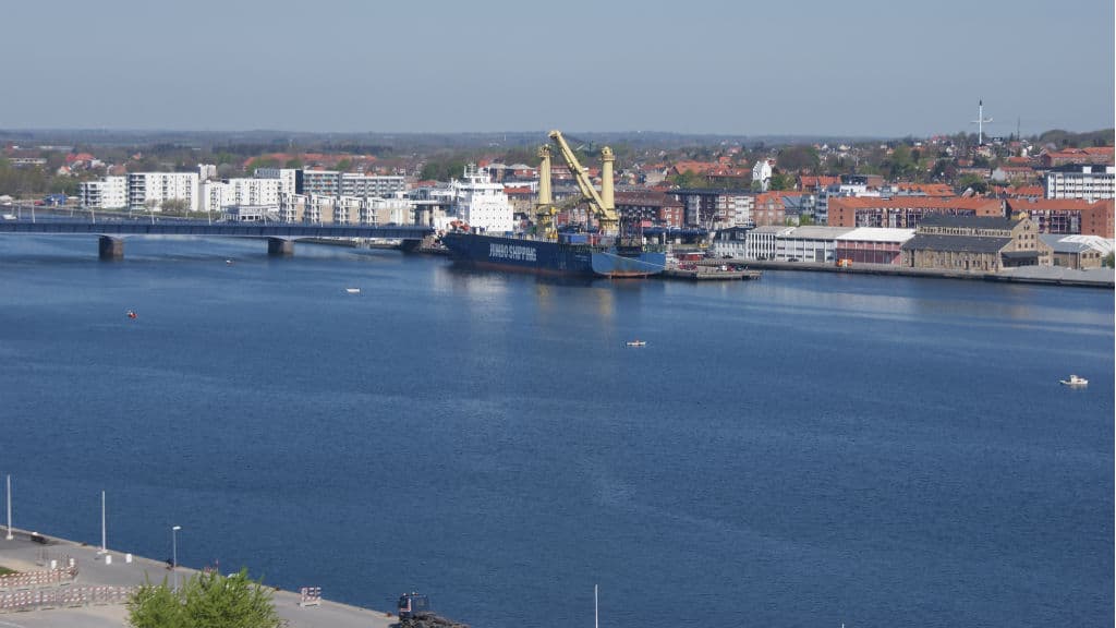 Fishing at Aalborg Harbour 